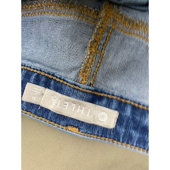 ATHLETA True Blue SCULPTEK ULTRA SKINNY Slimming Stretch Jeans SIZE 0 - Picture 4 of 5